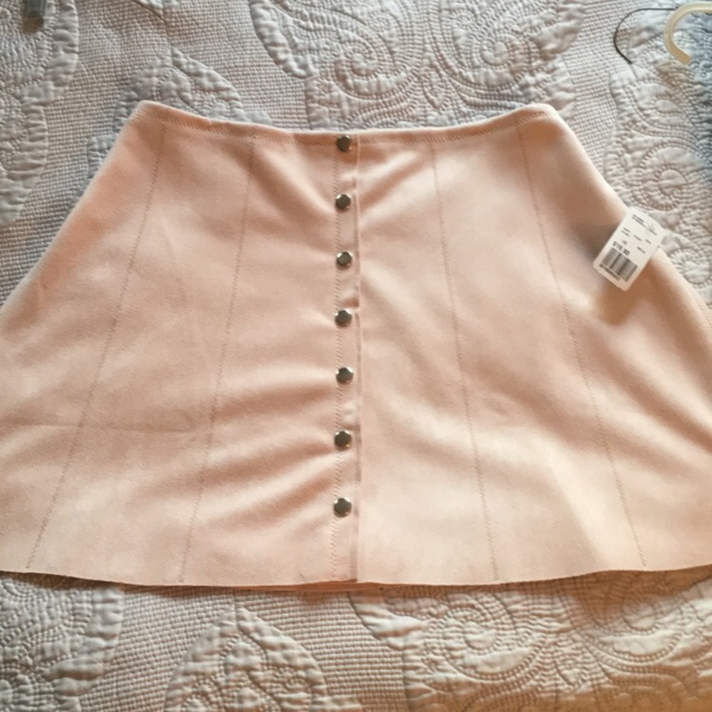Suede Mini Skirt